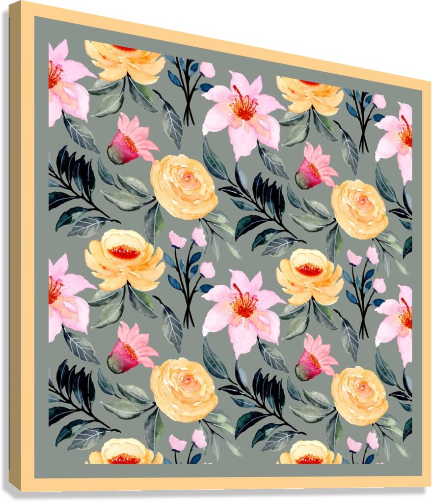 Rose garden Canvas Print