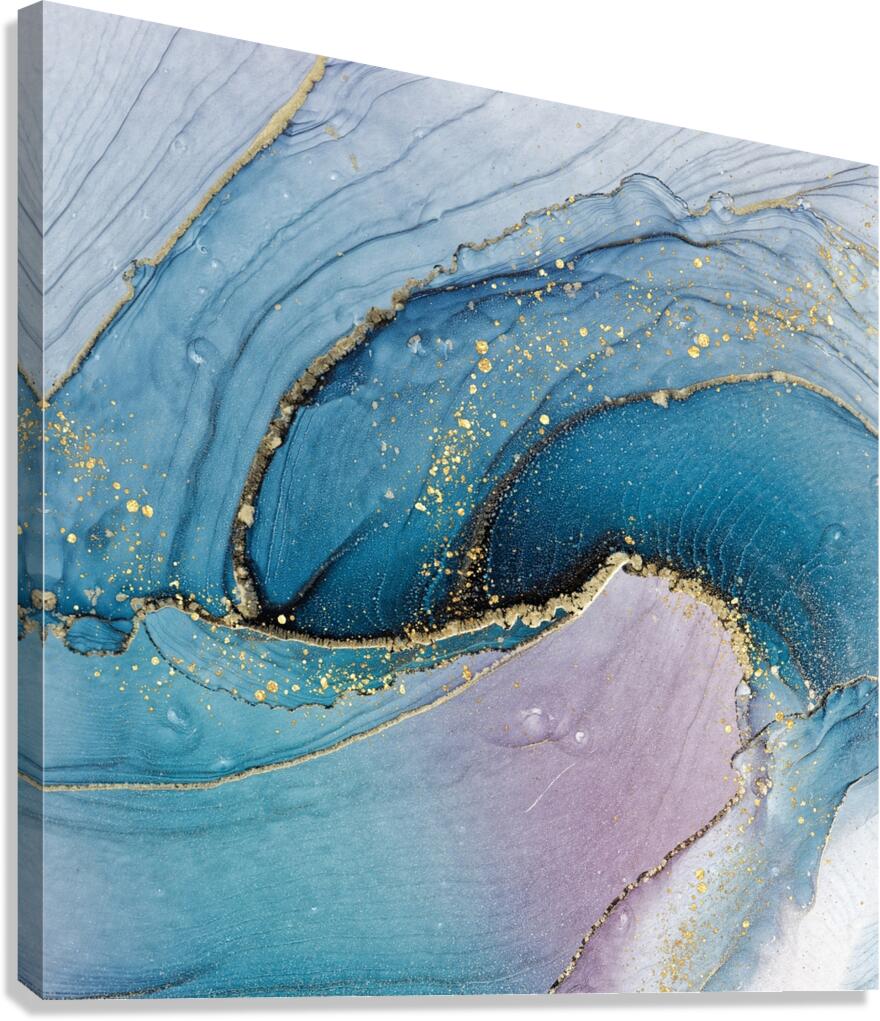 Color wave Canvas Print