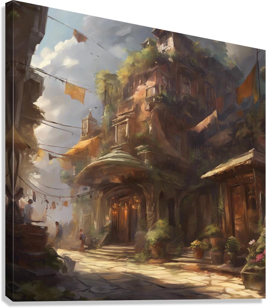 Desert Palace Canvas Print