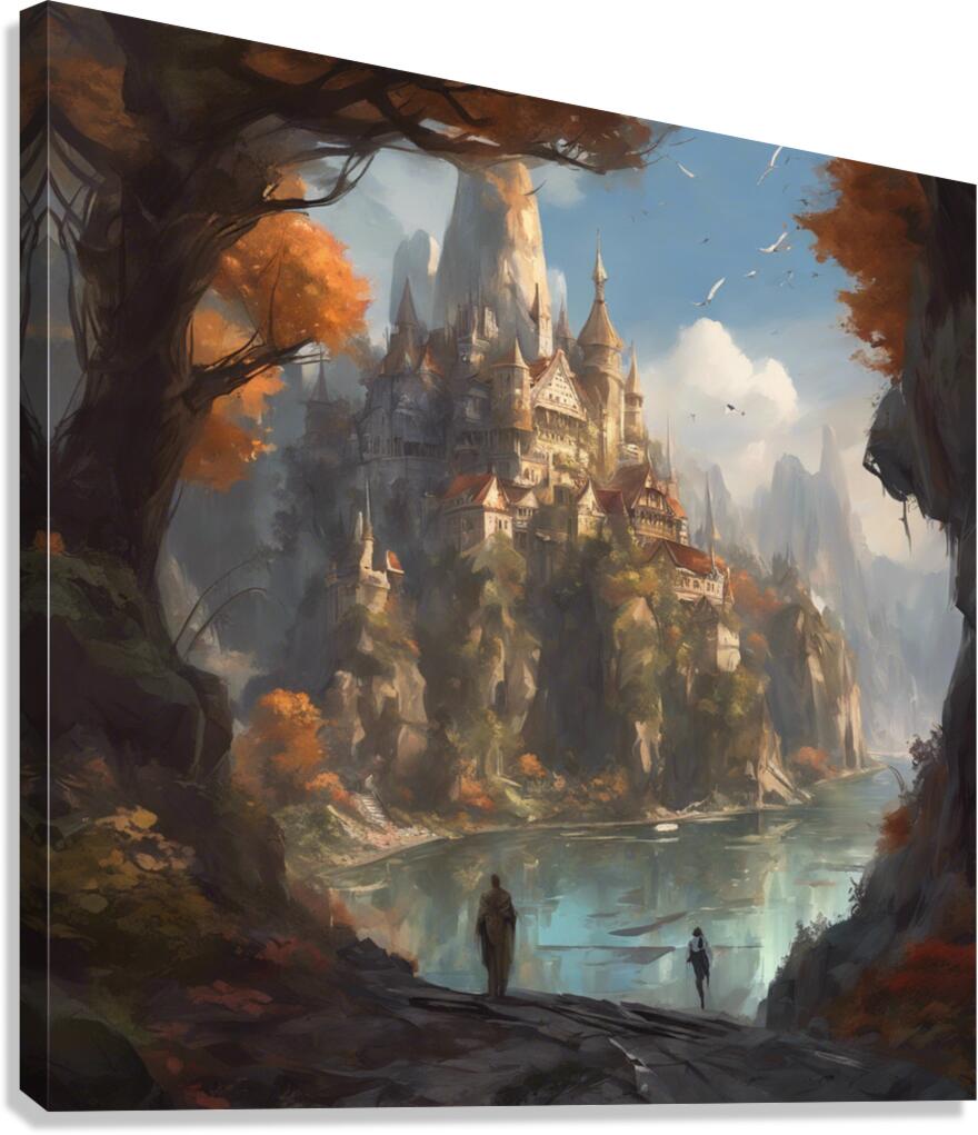 Sea Castle Canvas Print