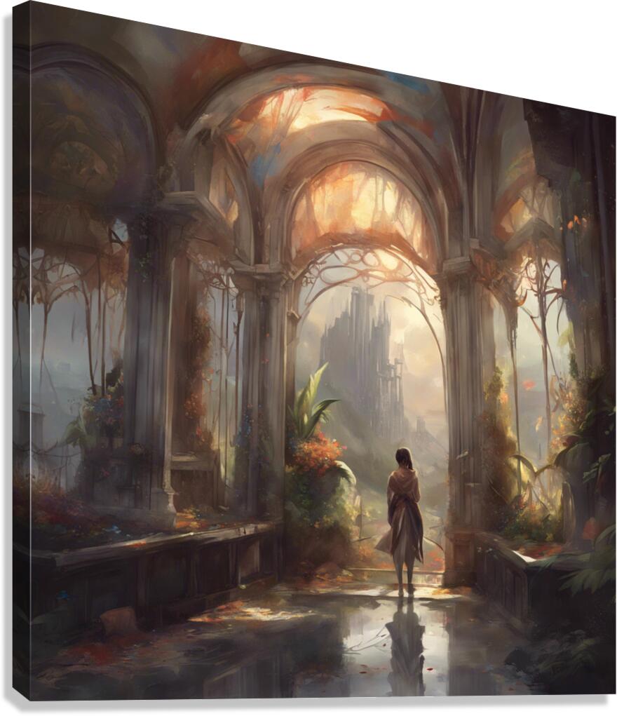 Silence panel Canvas Print