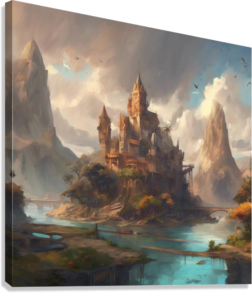River desert Canvas Print