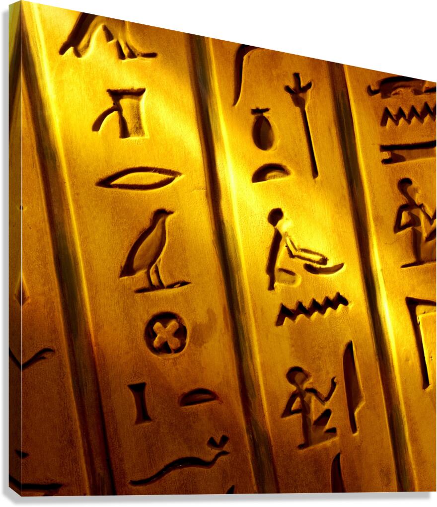 Pharaohs words Canvas Print