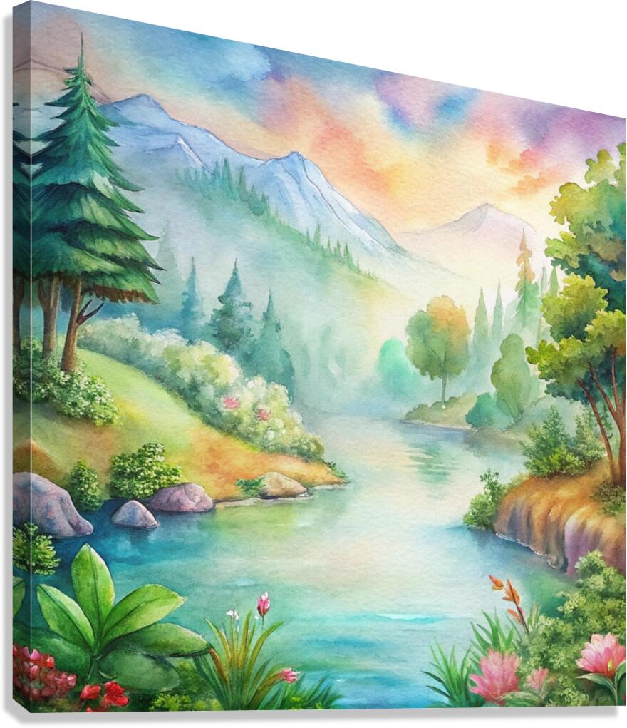 Nature Park Canvas Print