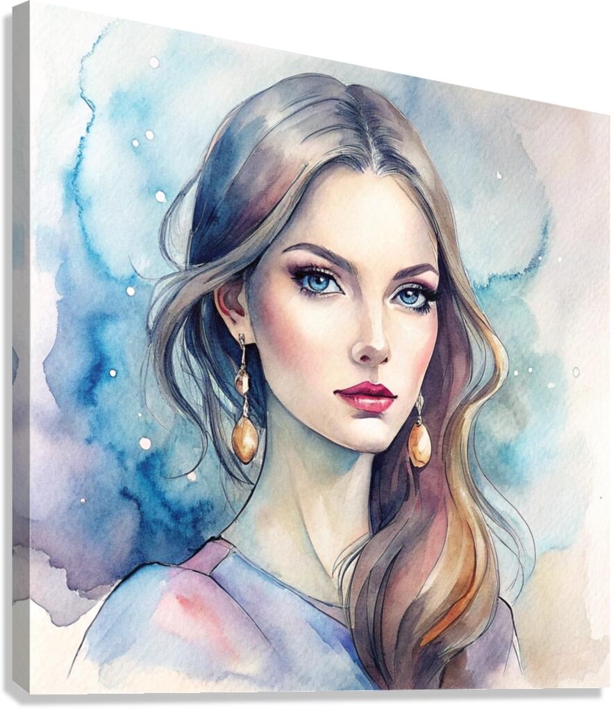 Womens intelligence. Canvas Print