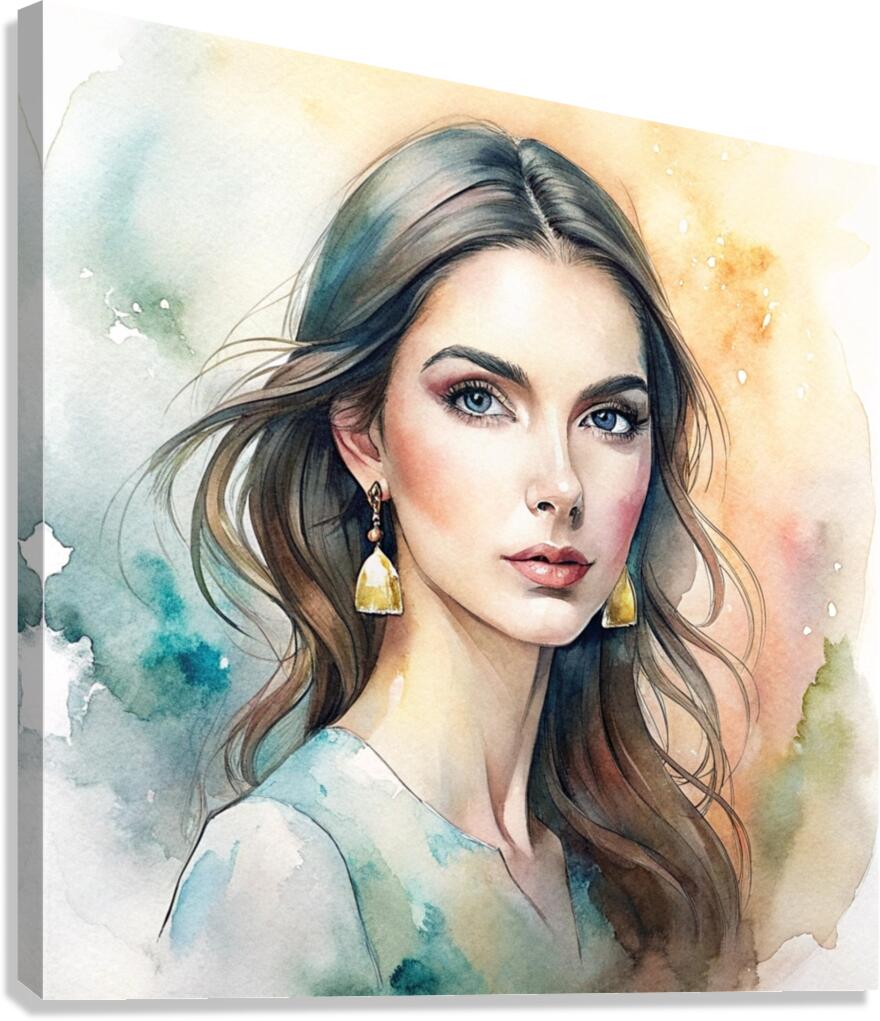 Womens intelligence. Canvas Print