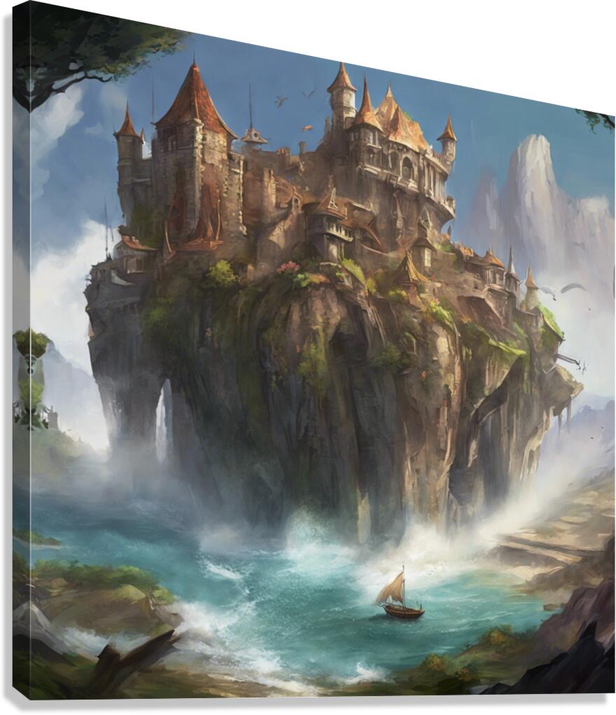 Fantasy Castle Canvas Print