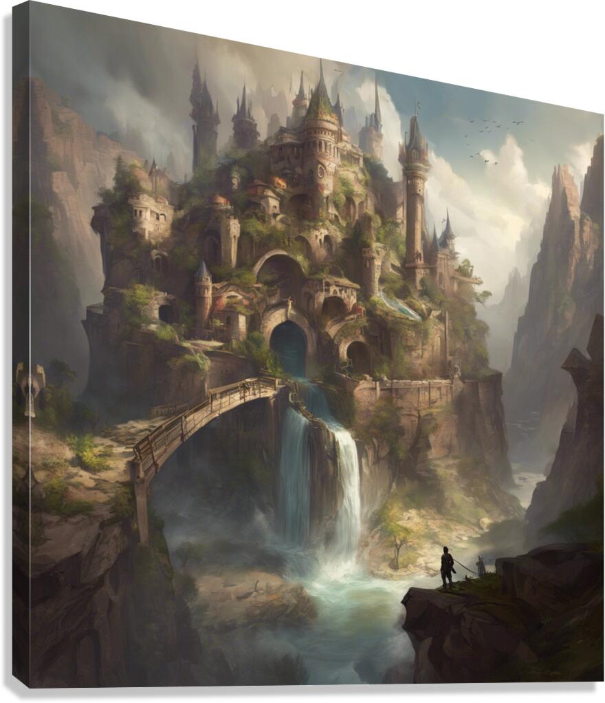 Fantasy Castle Canvas Print