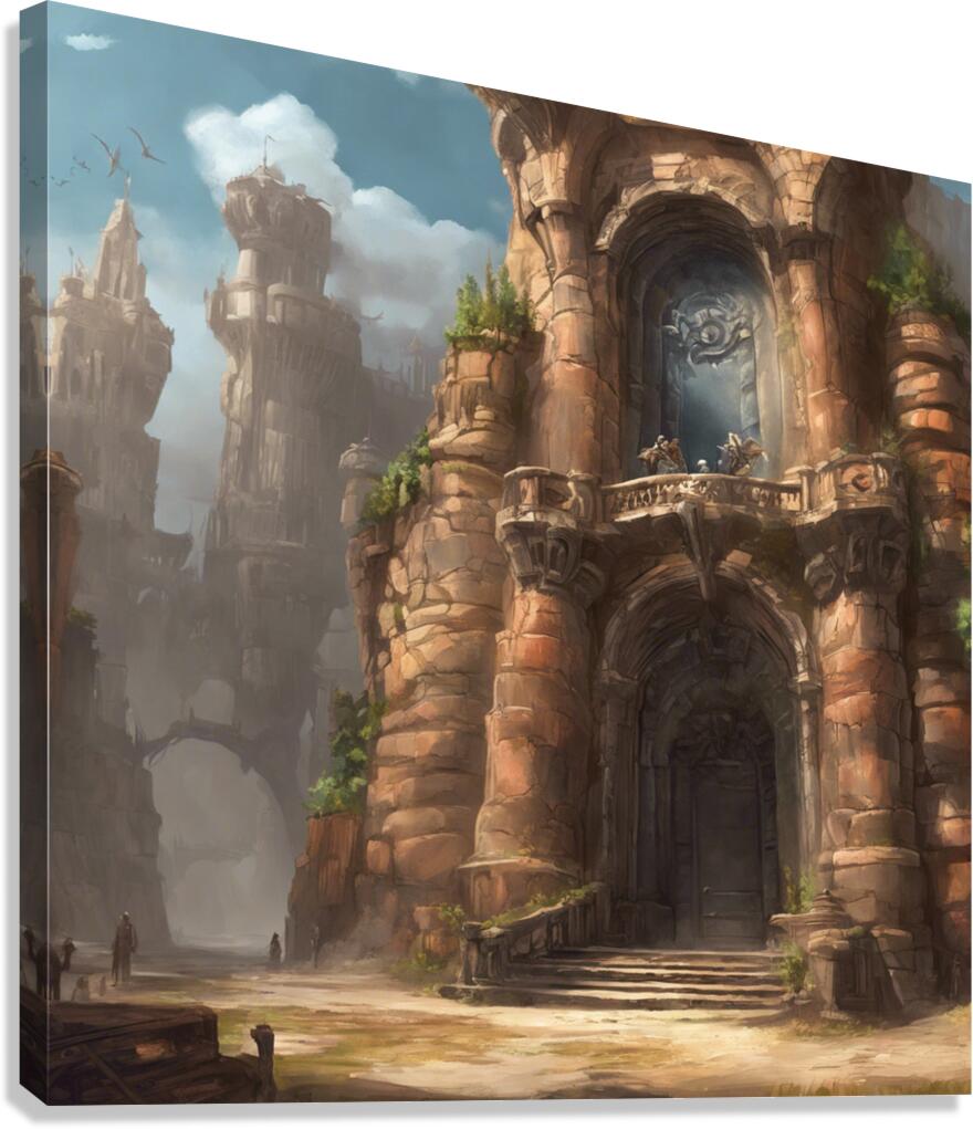 Fantasy Castle Canvas Print