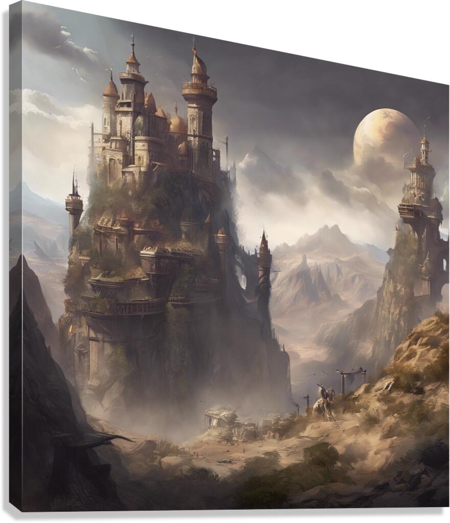 Fantasy Castle Canvas Print