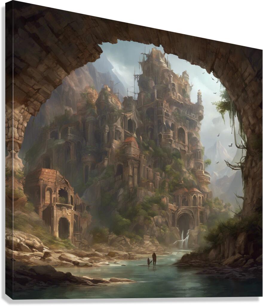 Fantasy Castle Canvas Print