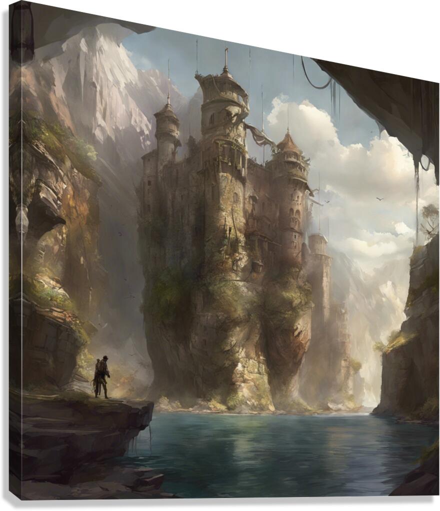 Fantasy Castle Canvas Print