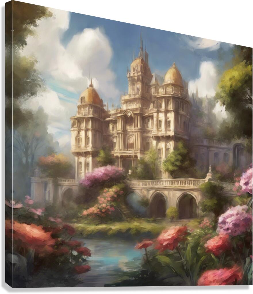 A palace of tranquility and beauty Canvas Print