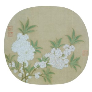 Chinese Gongbi flower painting 001.Oriental wall art. Song Dynasty flower painting. Vintage art print.