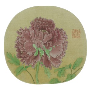 Chinese Gongbi flower painting 004.Oriental wall art. Song Dynasty flower painting. Vintage art print.