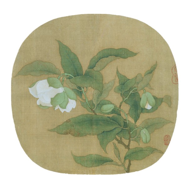 Chinese Gongbi flower painting 003.Oriental wall art. Song Dynasty flower painting. Vintage art print. by YongeArtStudio