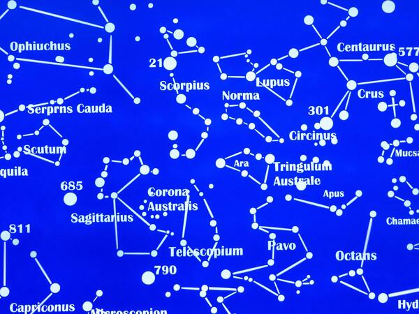 Space Diagram On Blue Screen by AMUSED
