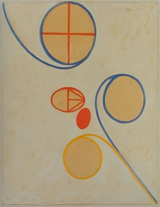 Hilma af Klint - The Seven-Pointed Star No. 2 Grupp V Serie WUSSjustjarnan