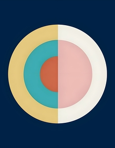 Hilma Af Klint - Svanen The Swan No. 16 Group IX Series SUW Navy Blue background 