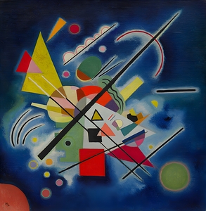 Wassily Kandinsky - Blue Painting 1924 