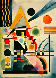 Wassily kandinsky - Swinging No . 291. 1925 