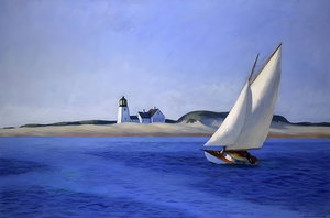Edward Hopper - The Long Leg High Resolution