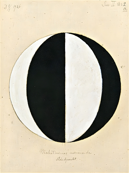 Hilma Af Klint - The Mahatmas Present Standing Point Series II No. 2a 1920 Print