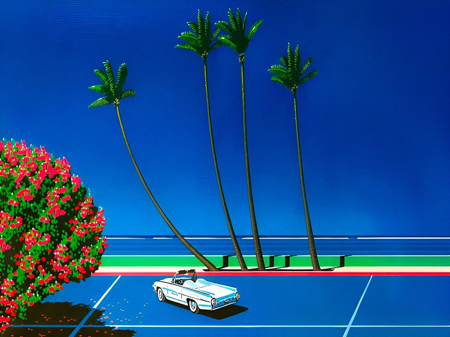 Hiroshi Nagai - Aesthetic vaporwave by Vivanne Wall Art