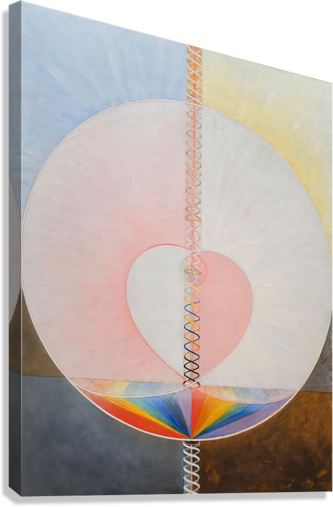 Hilma af klint - Group IXUW No. 25 The Dove No. 1 1915 Canvas Print