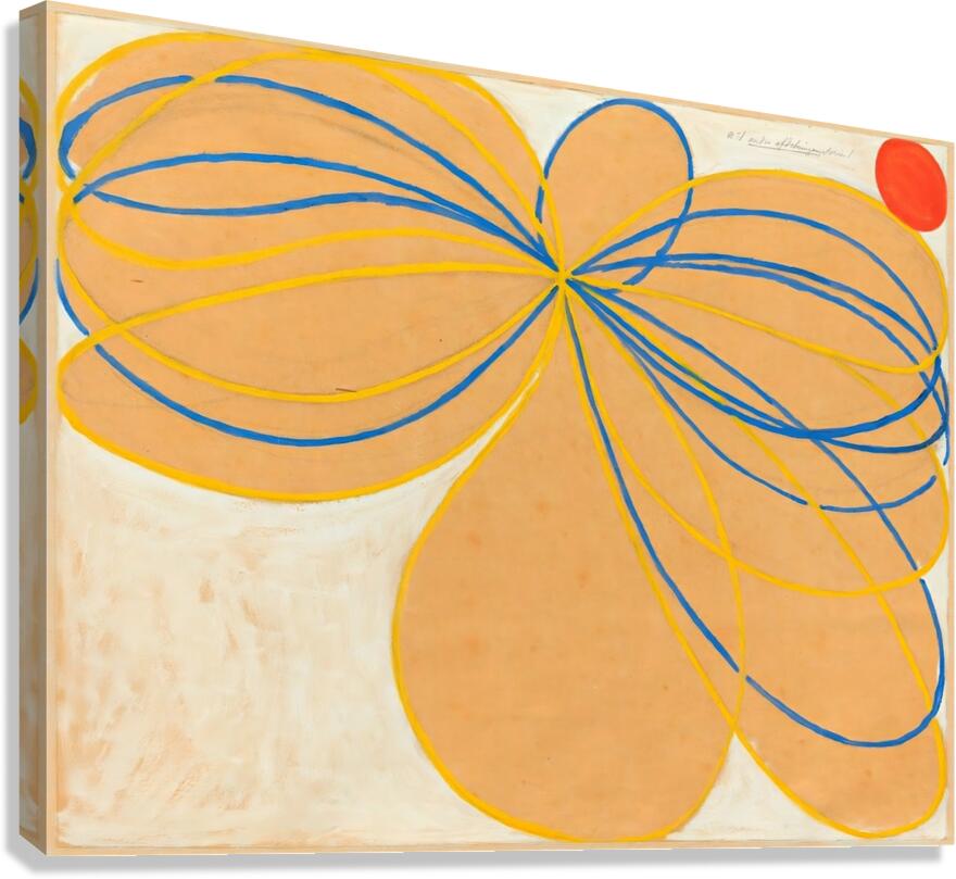 Hilma af Klint - The Seven-Pointed Star No. 1 Canvas Print