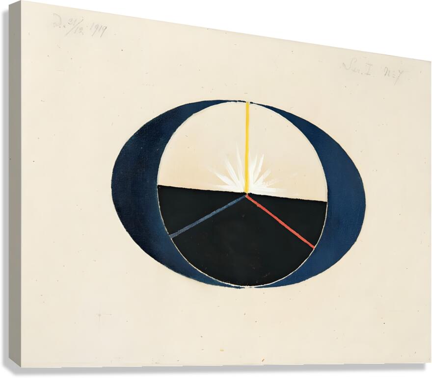 Hilma Af Klint - Serie I No. 7  1919 Canvas Print