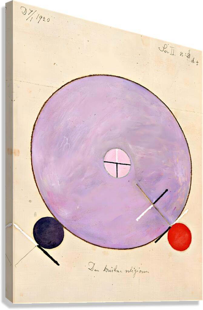 Hilma Af Klint - No. 3d The Teachings of Buddhism 1920 Canvas Print