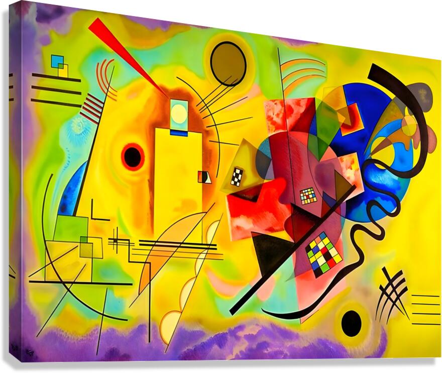 Yellow Red Blue 1925/カンディンスキー/アートポスター Yellow-Red-Blue (1925)' Posters - Wassily Kandinsky