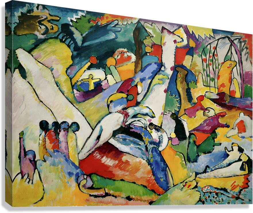 Wassily Kandinsky - Sketch For Composition II Canvas Print