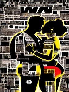 Just a touch-black love art