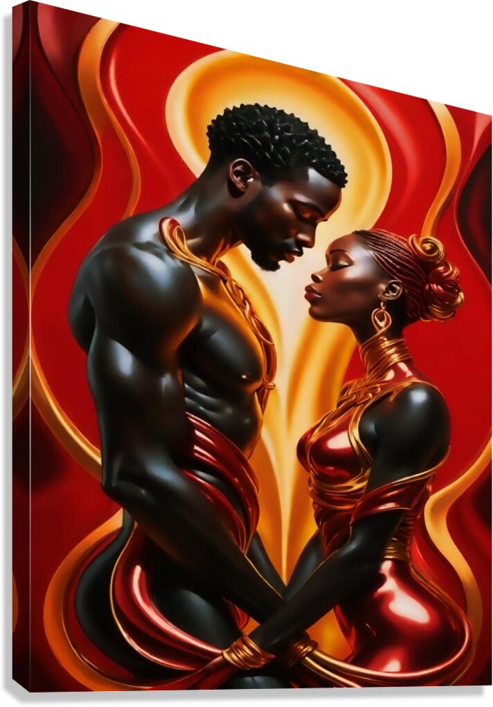 bonding Canvas Print