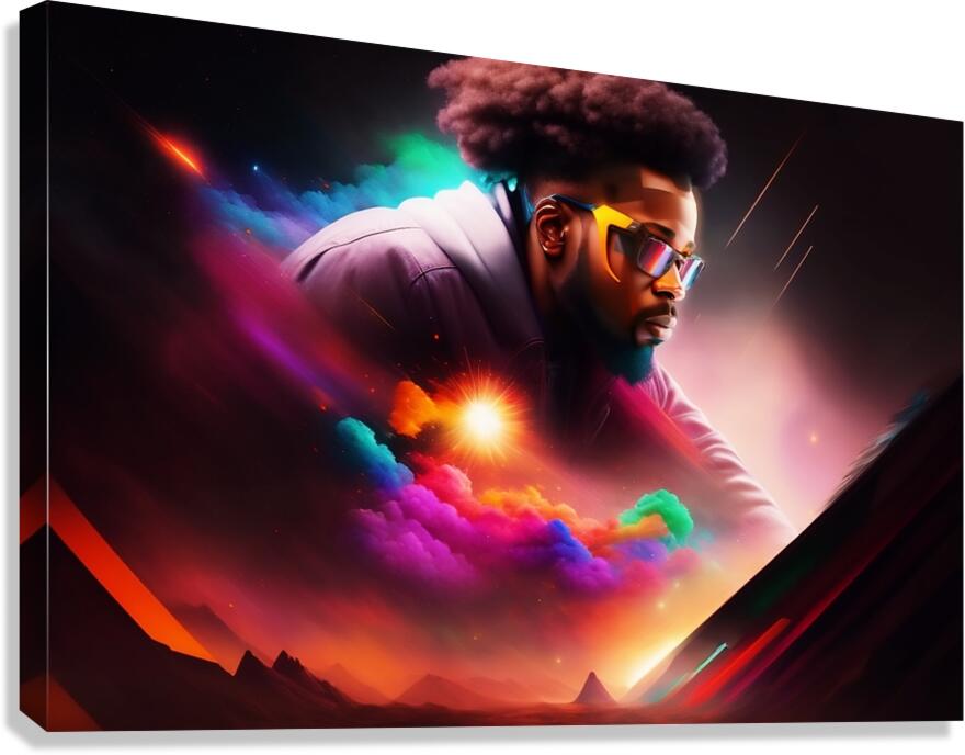 the cut Canvas Print