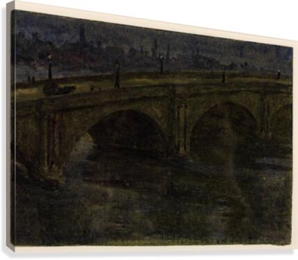 Moonlight Sketch Canvas Print