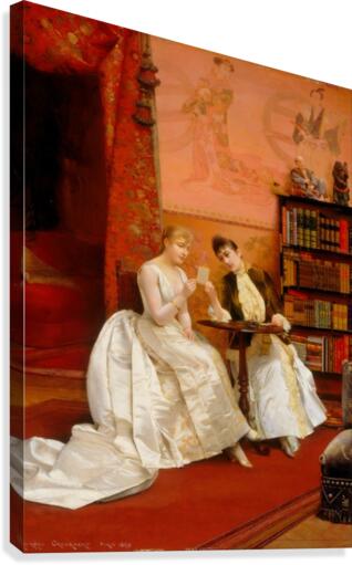 Confidences Canvas Print