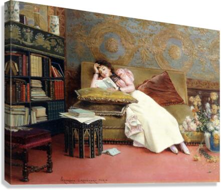 The Reader Canvas Print