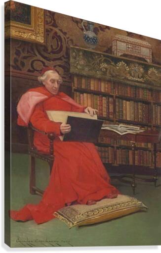 In the library Canvas Print
