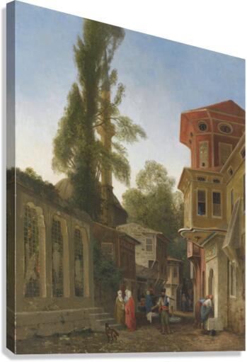 Quartier de Constantinople Canvas Print