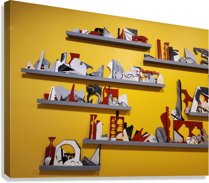 Modern shapes Canvas Print
