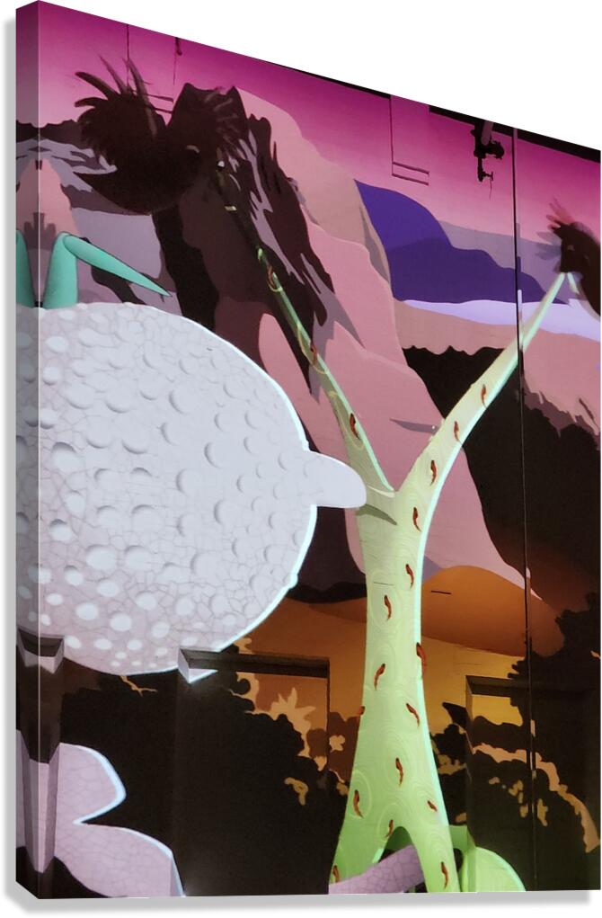 Digital Animation Canvas Print