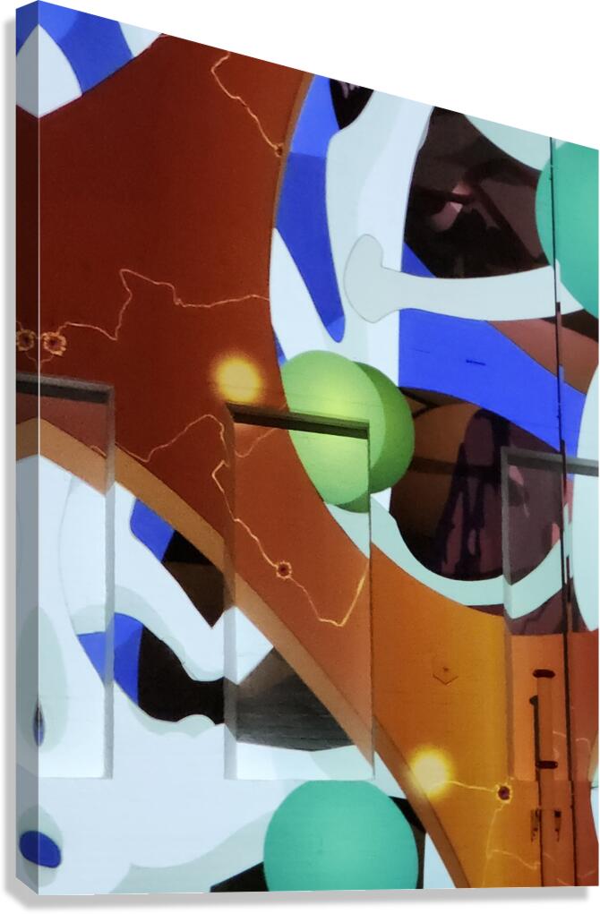 Dynamic patterns Canvas Print