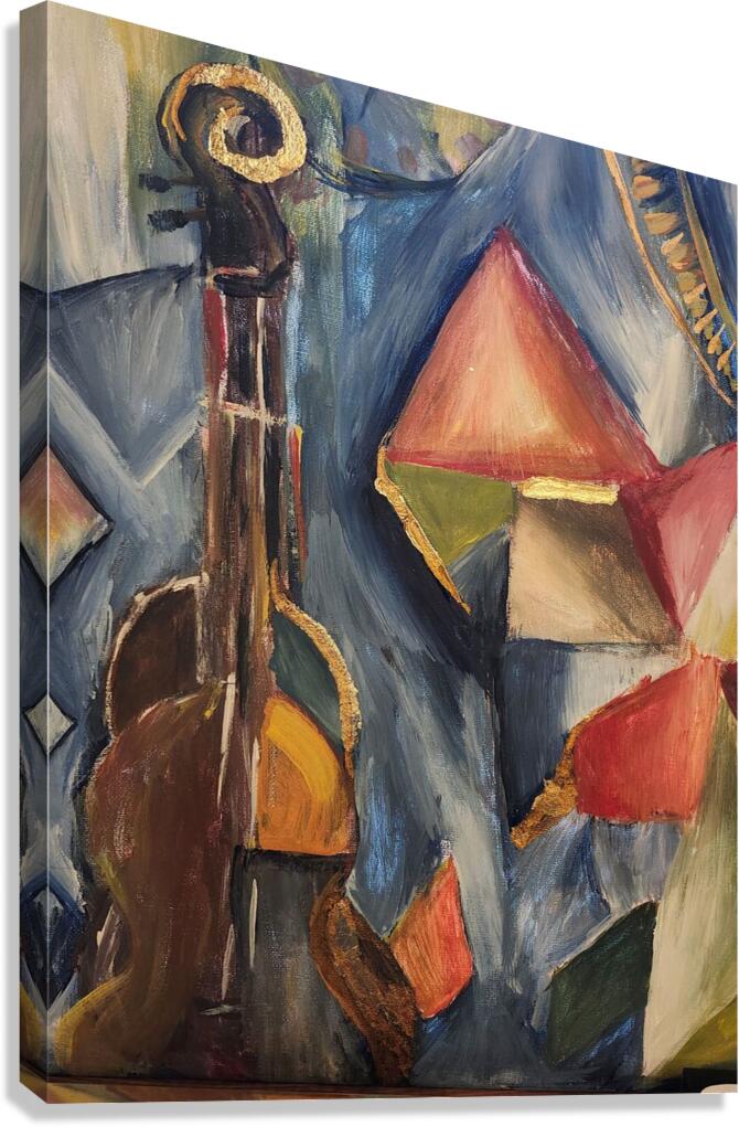 The violin Canvas Print