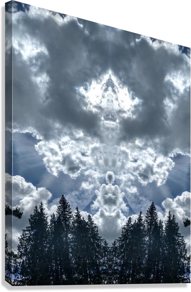 Cloud Angel School  Canvas Print