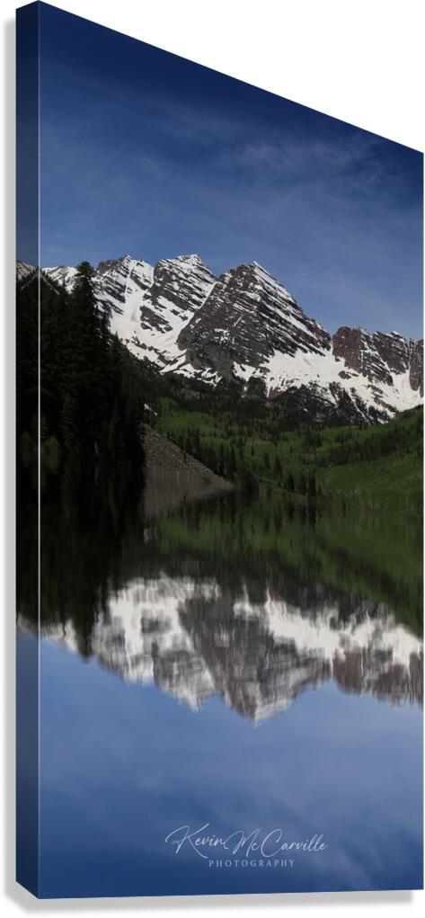 Maroon Bells Reflection Canvas Print