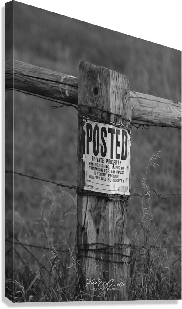 Posted Post Canvas Print