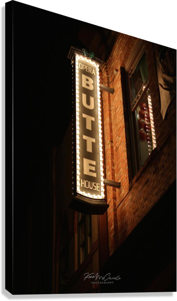 The Butte Canvas Print